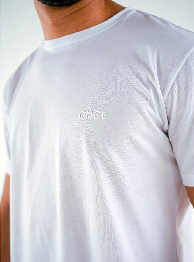ONCE CAMISETA DE HOMBRE BLANCA