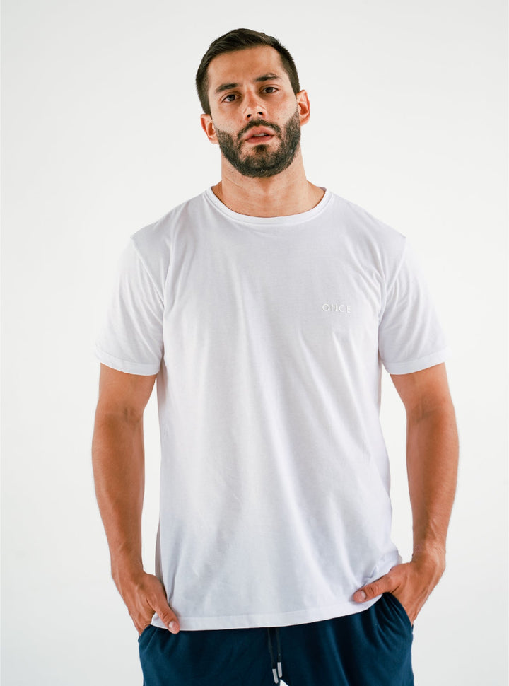 ONCE CAMISETA DE HOMBRE BLANCA