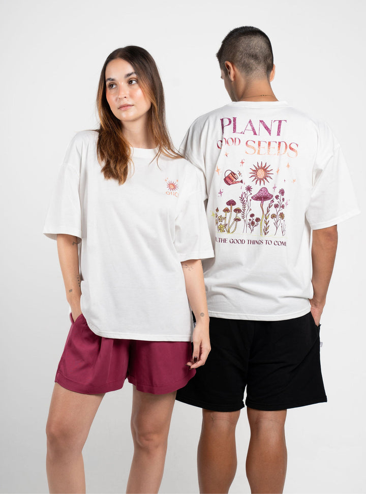 ONCE CAMISETA OVERSIZE UNISEX - FEEL GOOD