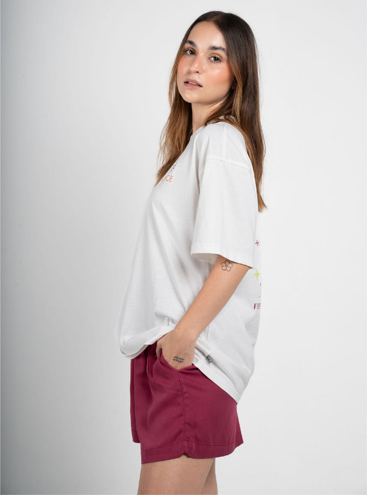 ONCE CAMISETA OVERSIZE UNISEX - FEEL GOOD