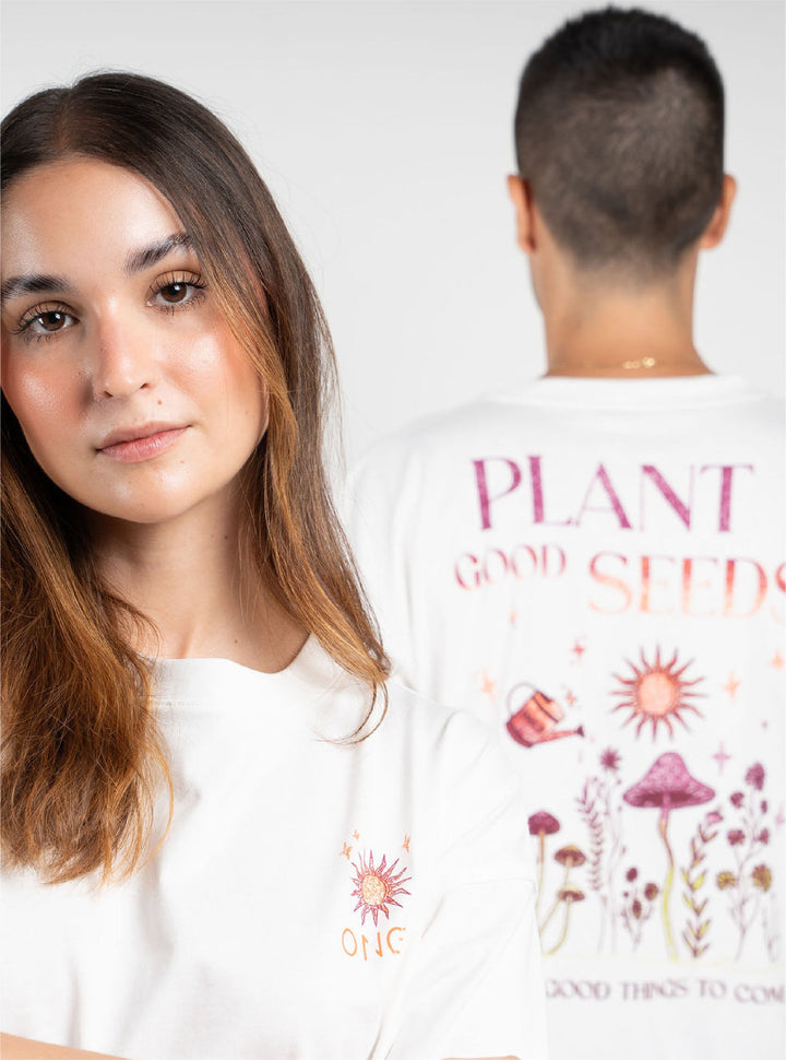 ONCE CAMISETA OVERSIZE UNISEX - FEEL GOOD