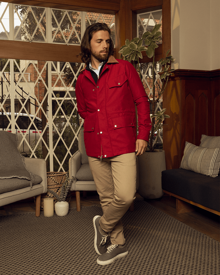 HANDELLS CHAQUETA GALES ROJA