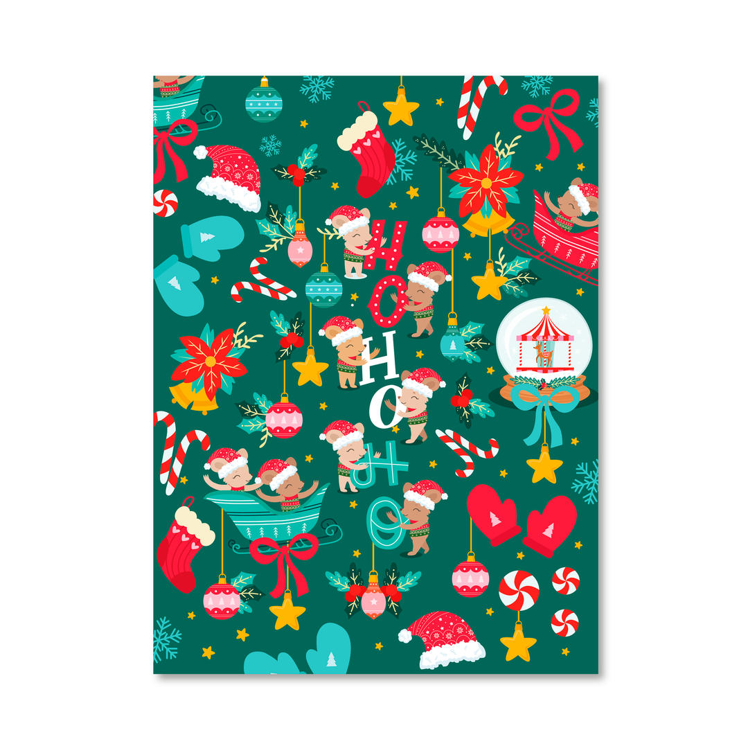 LA PEQUEÑA GALERIA COBIJA NAVIDEÑA VERDE