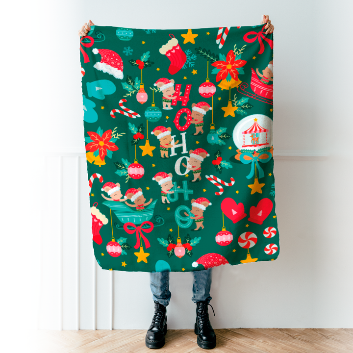 LA PEQUEÑA GALERIA COBIJA NAVIDEÑA VERDE