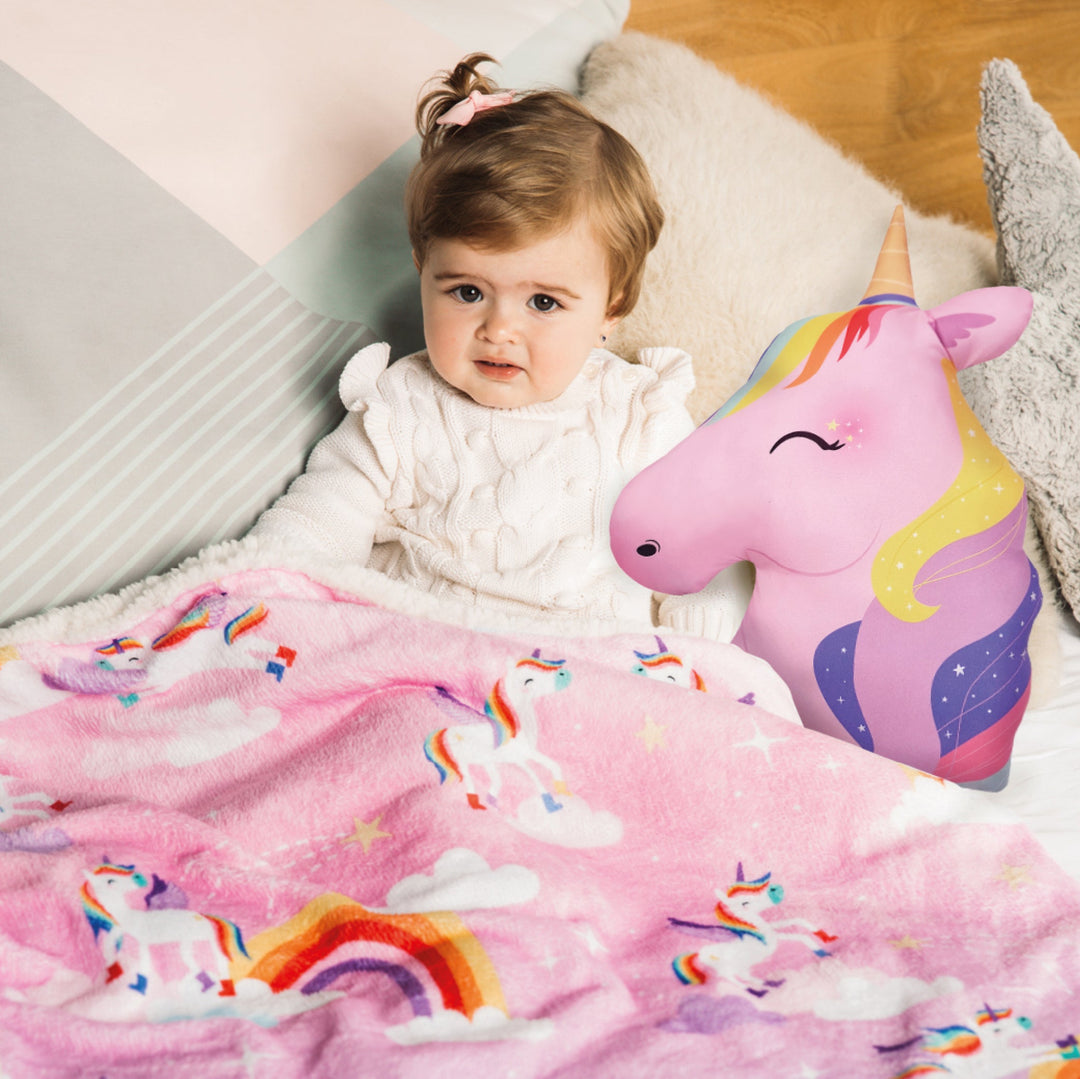 LA PEQUEÑA GALERIA 7707502000417 CNJ1767L COJÍN UNICORNIO