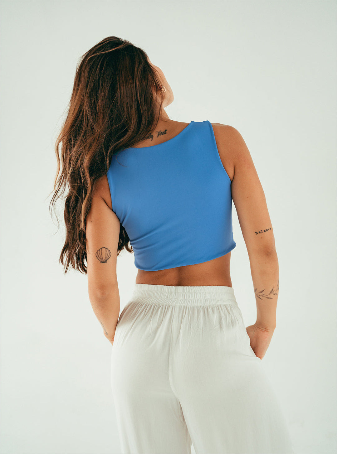ONCE CROP TOP SOFT - ZAFIRO