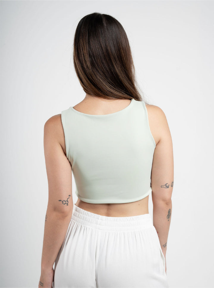 ONCE CROP TOP SOFT - MATCHA