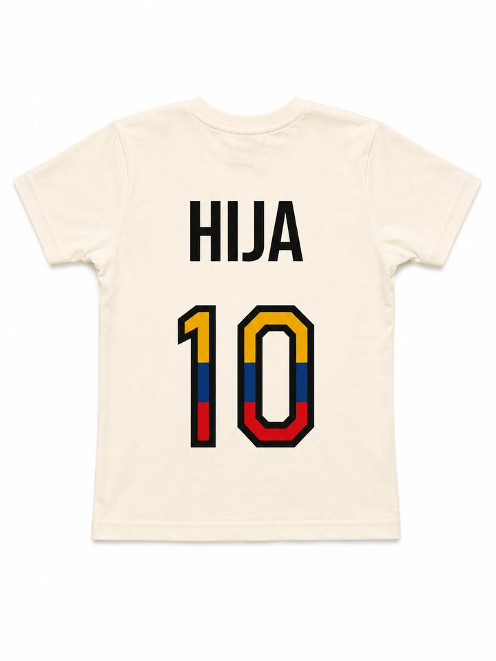 MINIME CAMISETA HIJA 10 HUESO