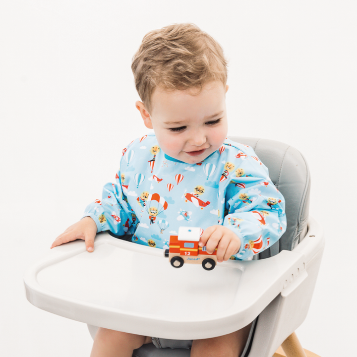 LA PEQUEÑA GALERIA BABERO MANGA LARGA SEBASTIAN