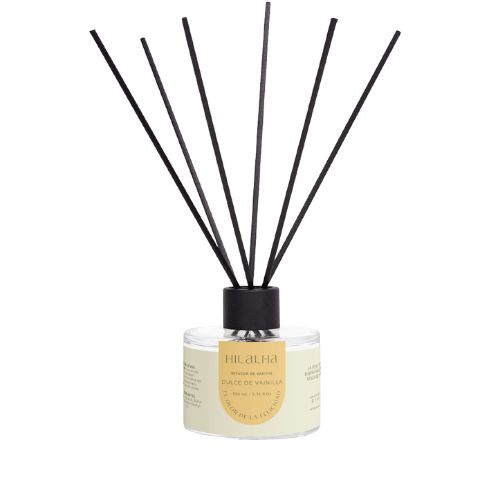 HILALMA VAR033 DIFUSOR VARITAS 100 ML - DULCE DE VAINILLA