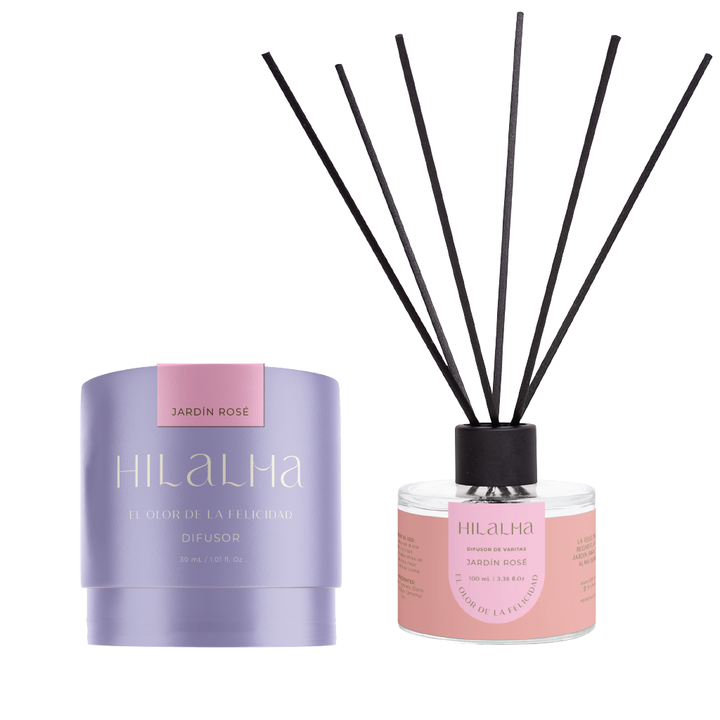 HILALMA DIFUSORES DE VARITAS 100 ML JARDIN ROSE