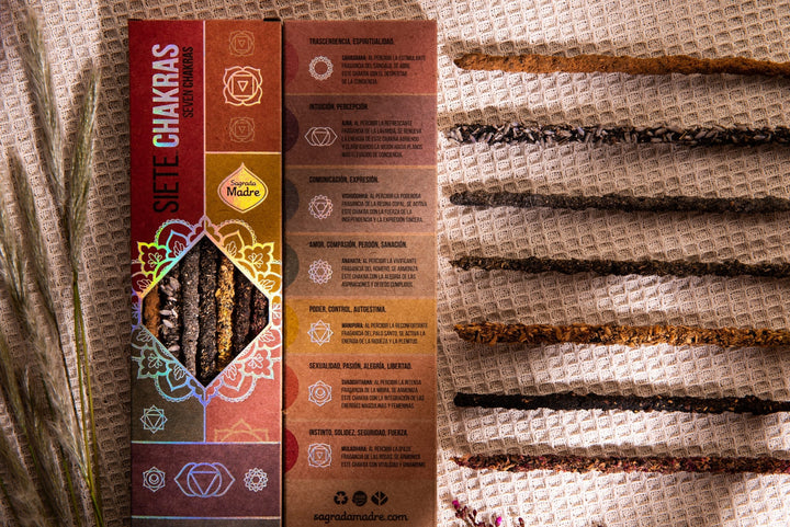 18 RAZONES INCIENSO 22 INCIENSO 7 CHAKRAS