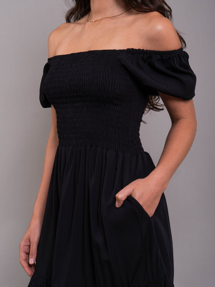 NITTA BONITA VESTIDO MAITE PLANE BLACK