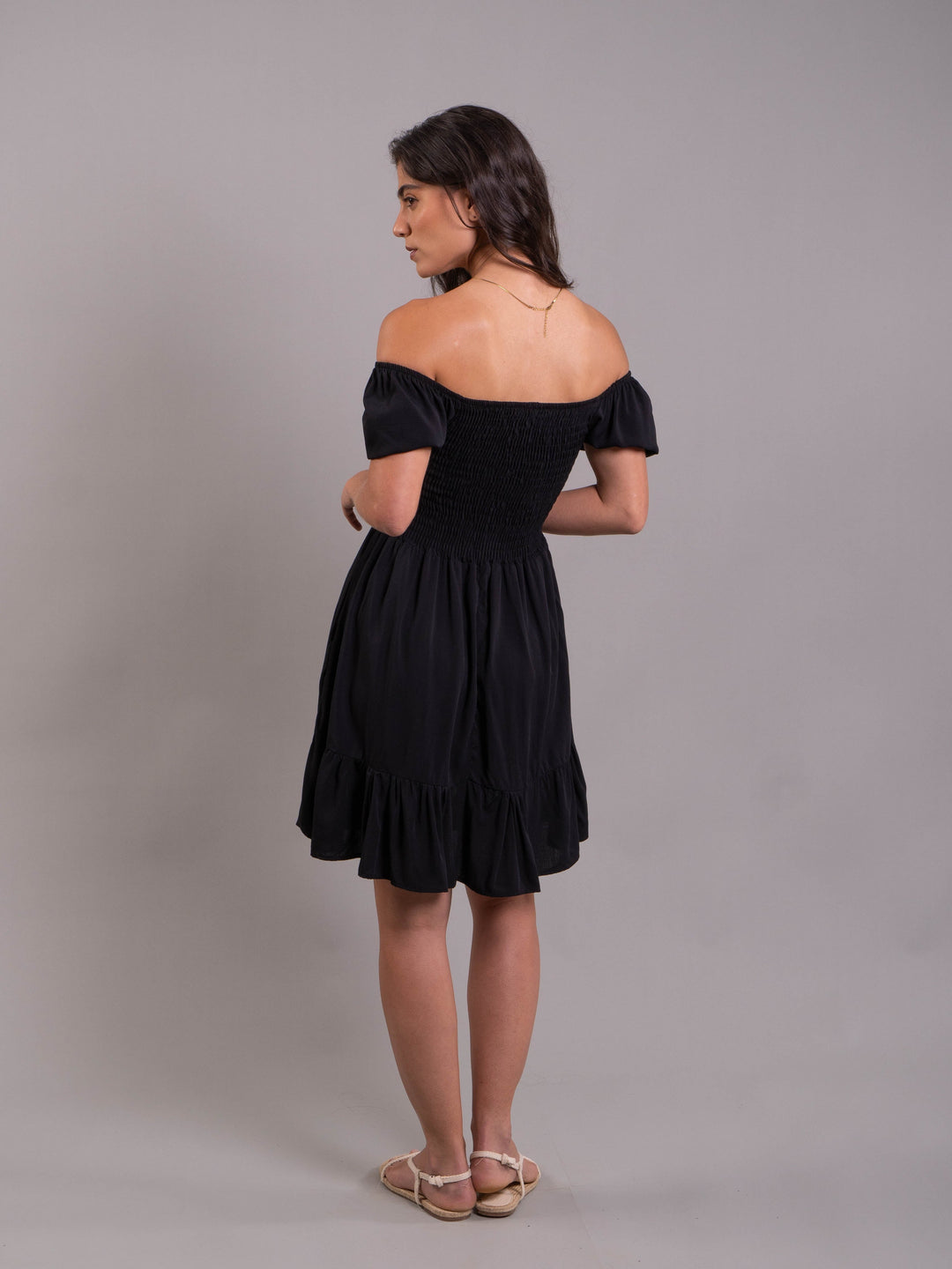 NITTA BONITA VESTIDO MAITE PLANE BLACK