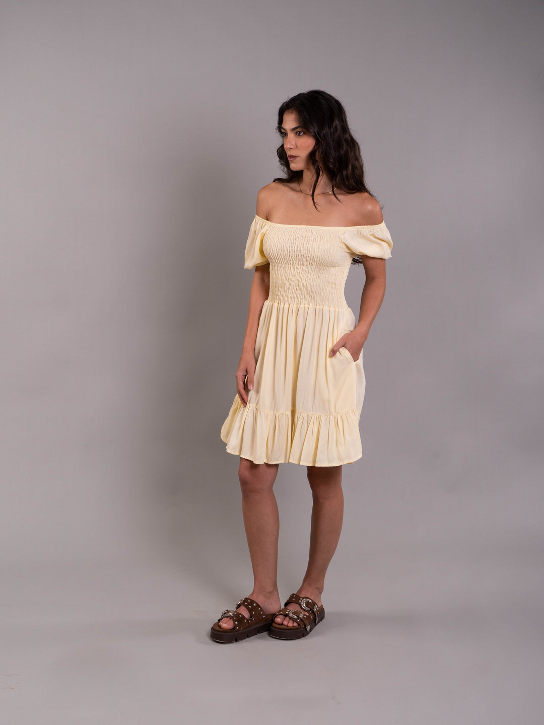 NITTA BONITA VESTIDO MAITE PLANE BUTTER