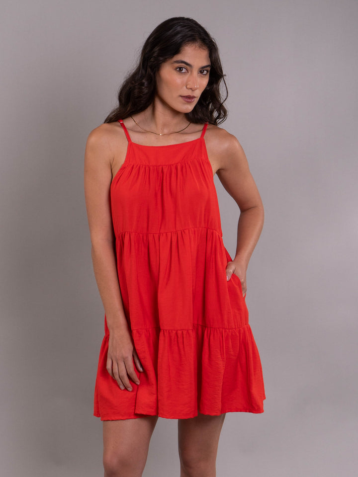 NITTA BONITA VESTIDO ALEXA PLANE RED