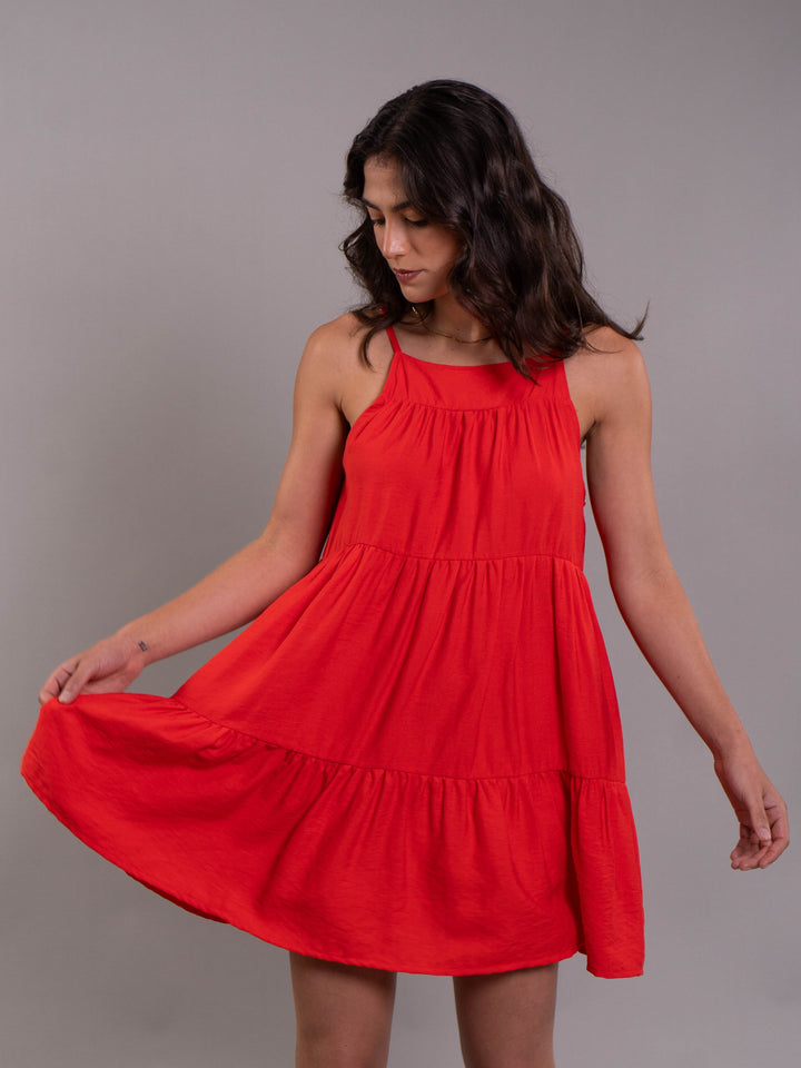 NITTA BONITA VESTIDO ALEXA PLANE RED