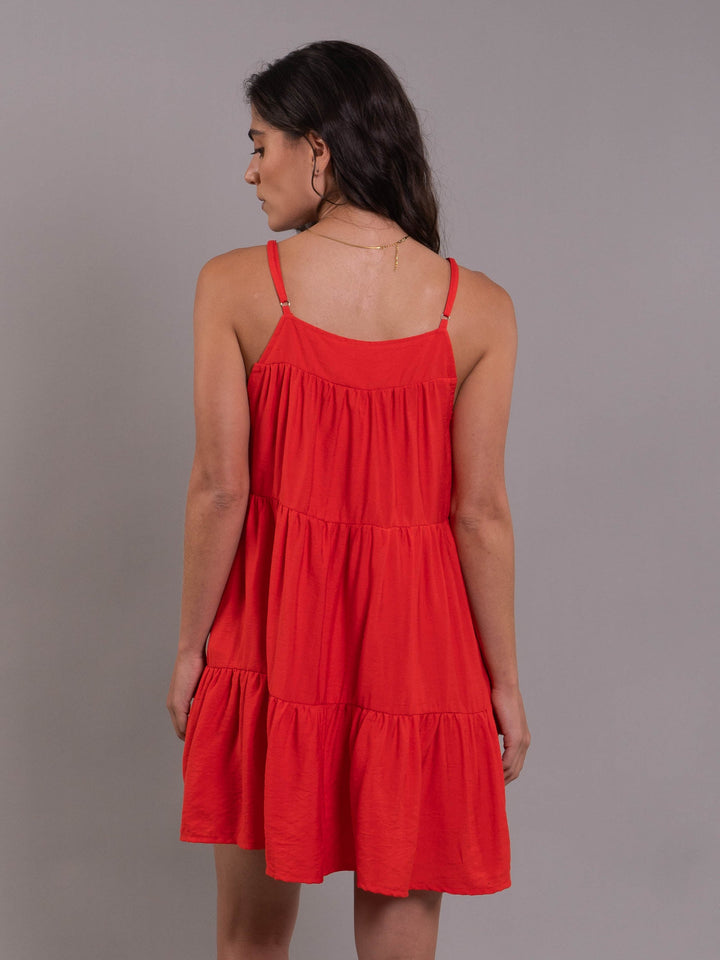 NITTA BONITA VESTIDO ALEXA PLANE RED