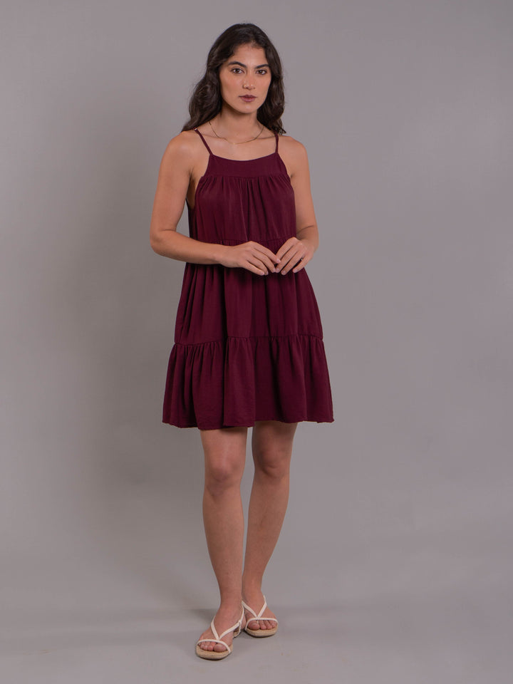 NITTA BONITA VESTIDO ALEXA PLANE UVA