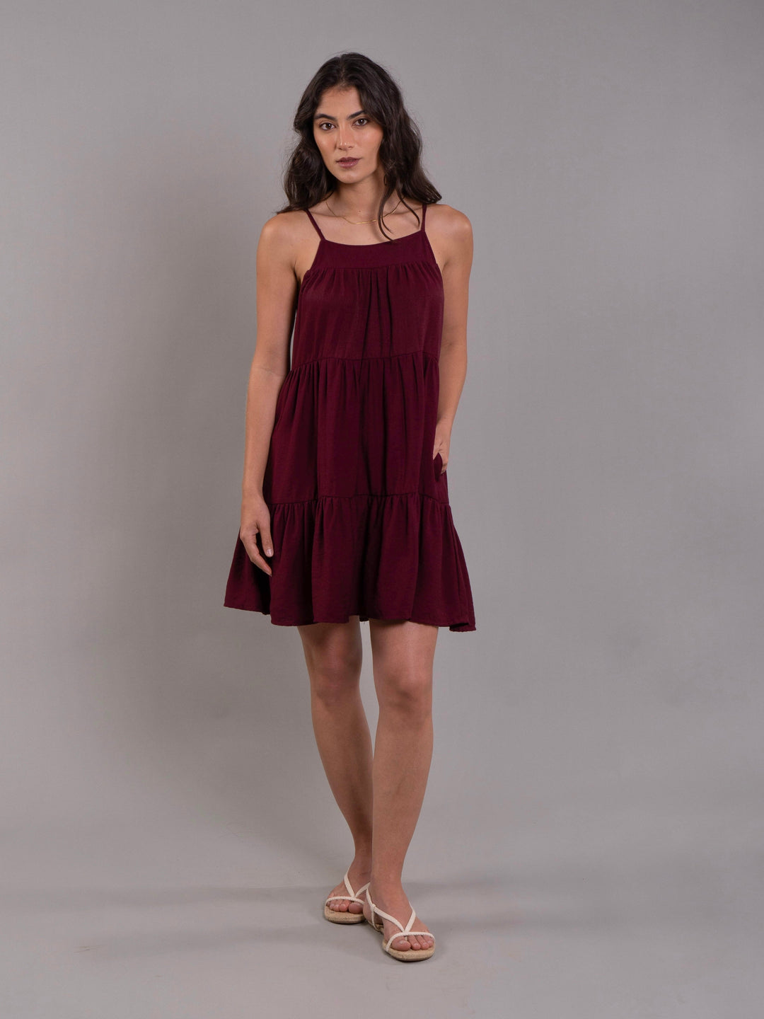 NITTA BONITA VESTIDO ALEXA PLANE UVA