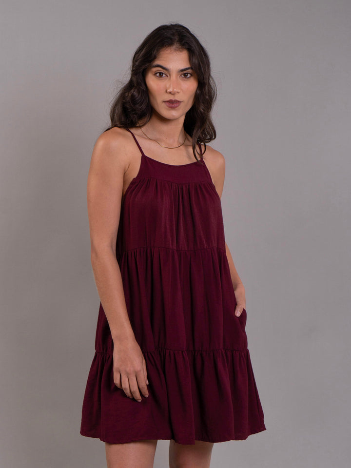 NITTA BONITA VESTIDO ALEXA PLANE UVA