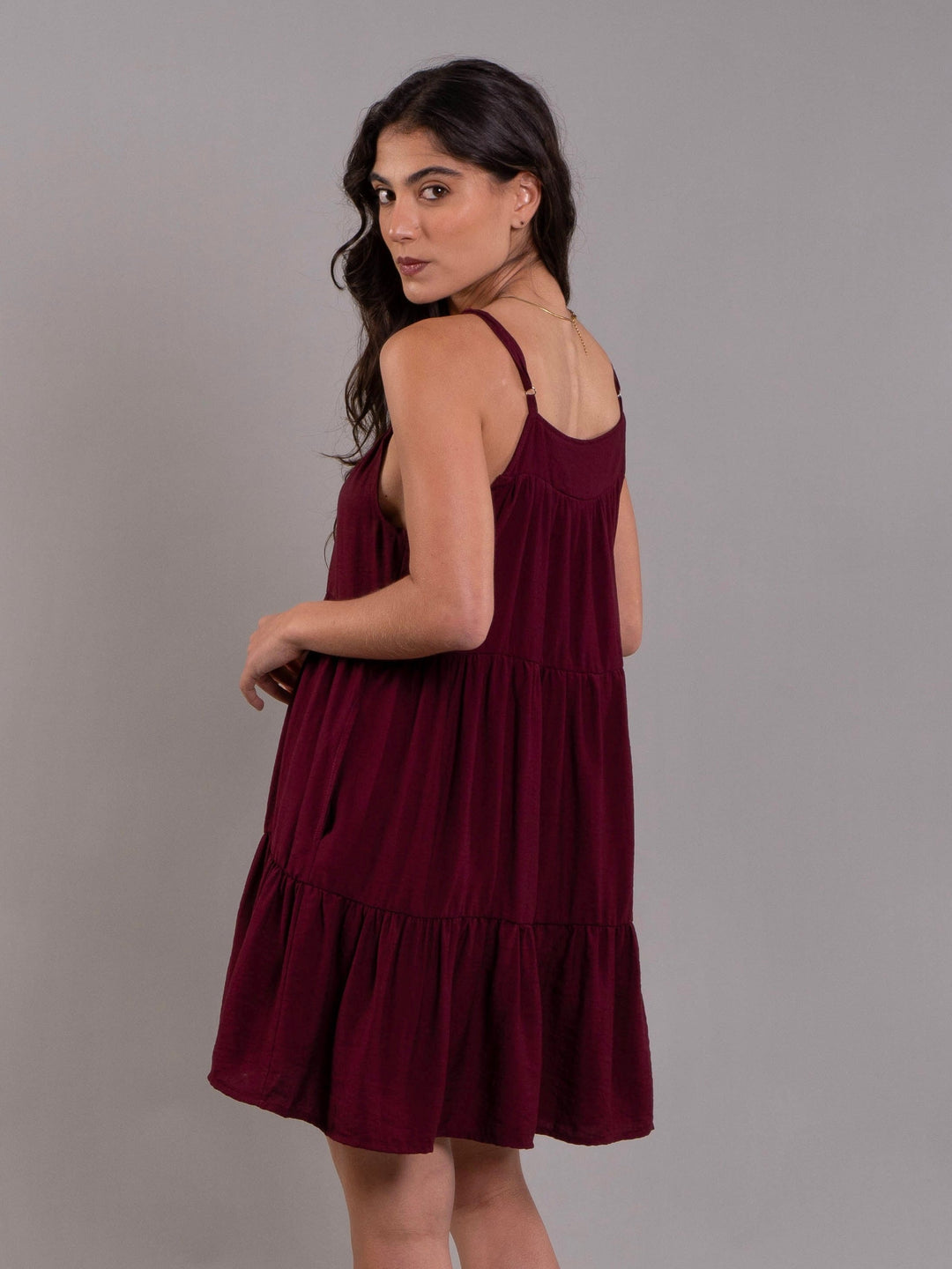 NITTA BONITA VESTIDO ALEXA PLANE UVA