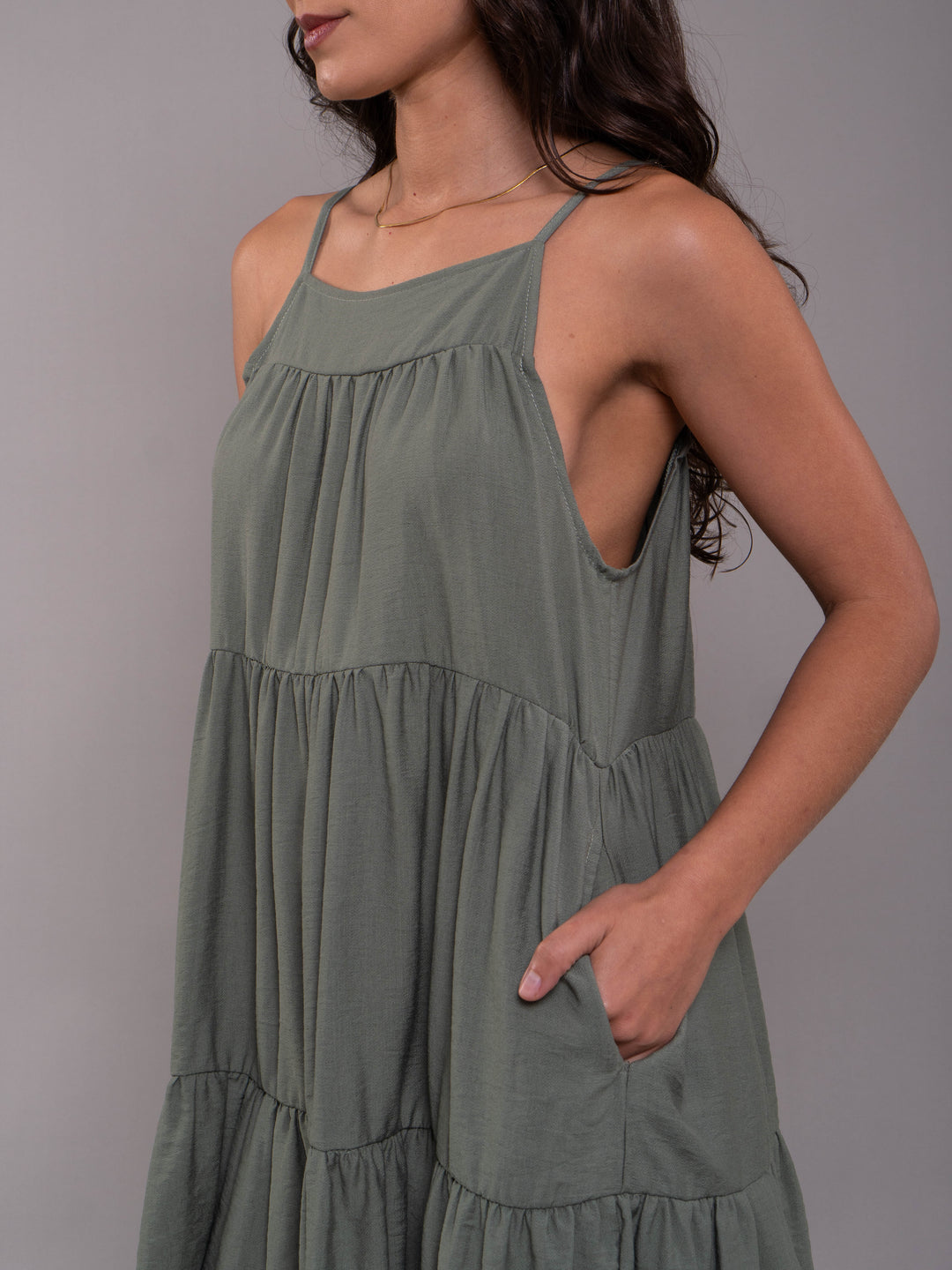 NITTA BONITA VESTIDO ALEXA PLANE SALVIA