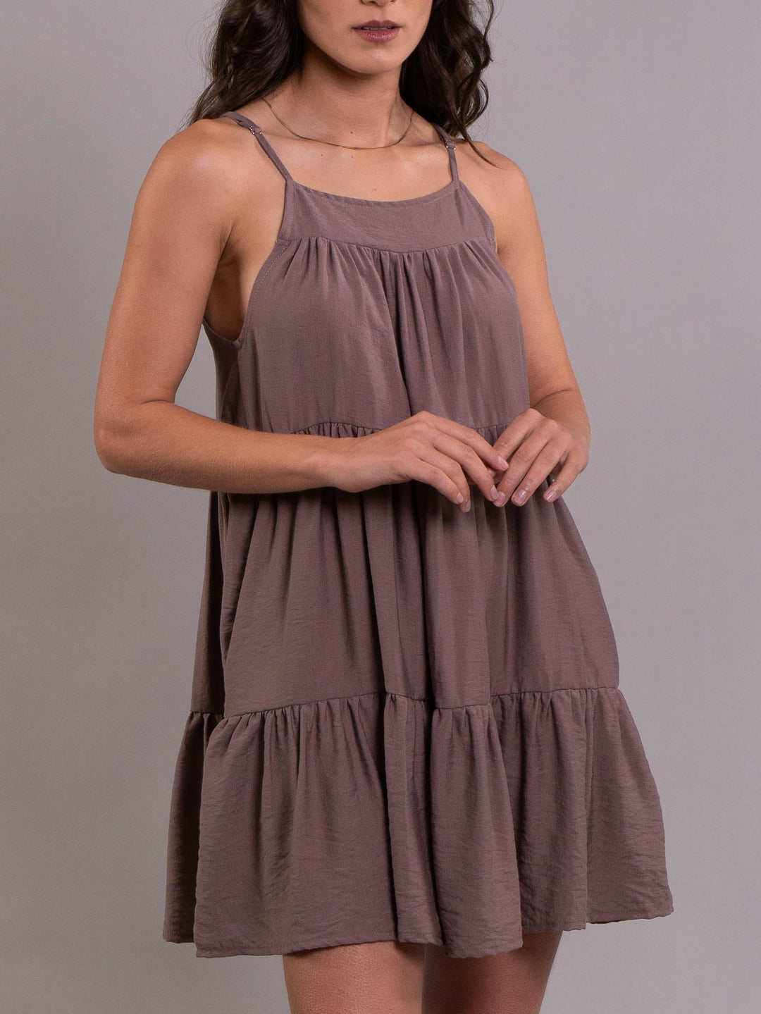 NITTA BONITA VESTIDO ALEXA PLANE BROWN