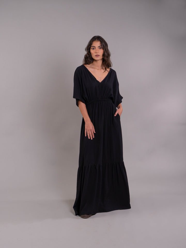 NITTA BONITA VESTIDO ELODIA PLANE BLACK