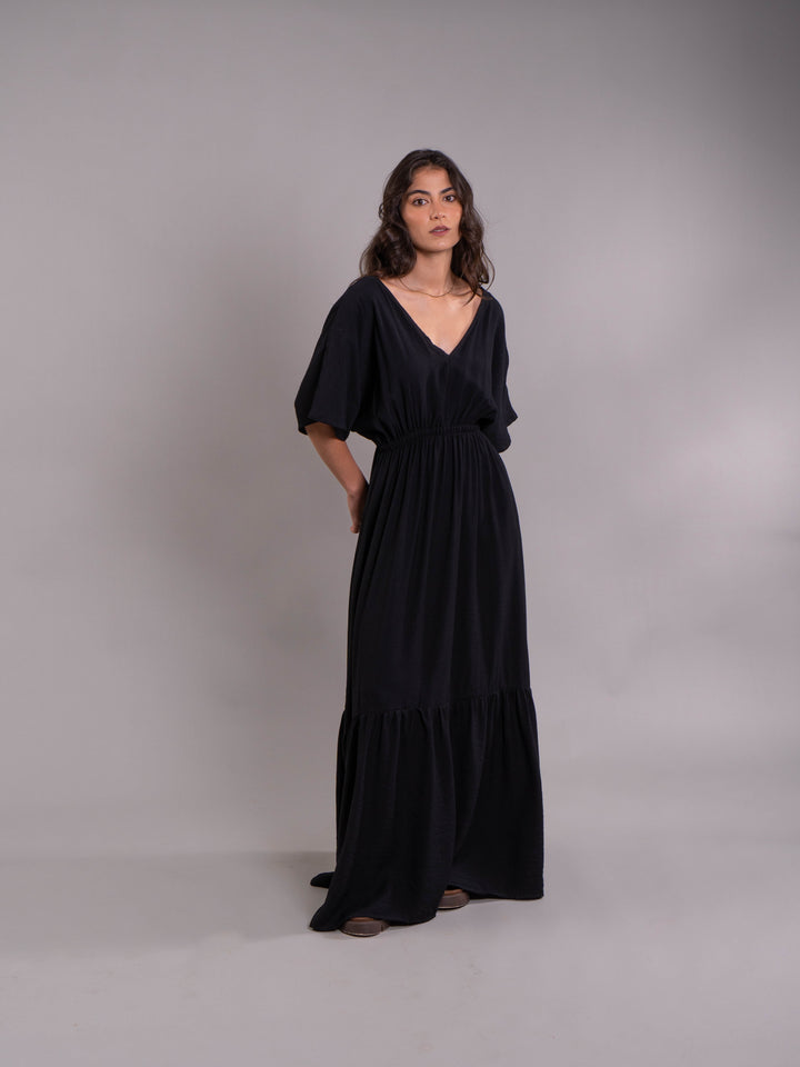 NITTA BONITA VESTIDO ELODIA PLANE BLACK