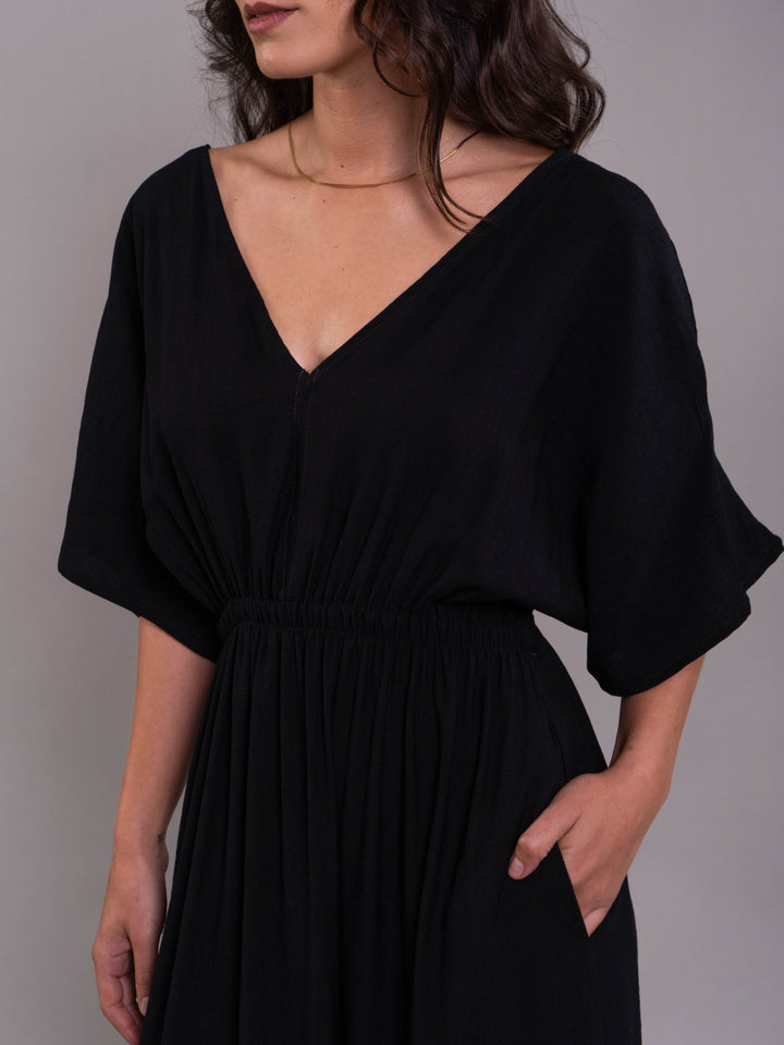 NITTA BONITA VESTIDO ELODIA PLANE BLACK