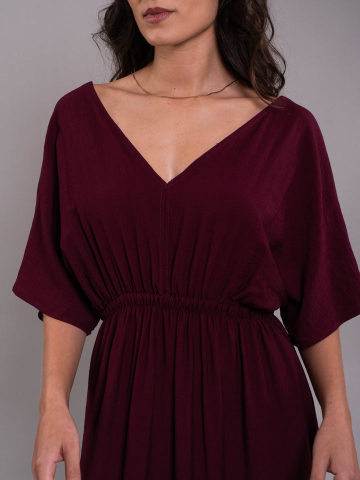 NITTA BONITA VESTIDO ELODIA PLANE UVA