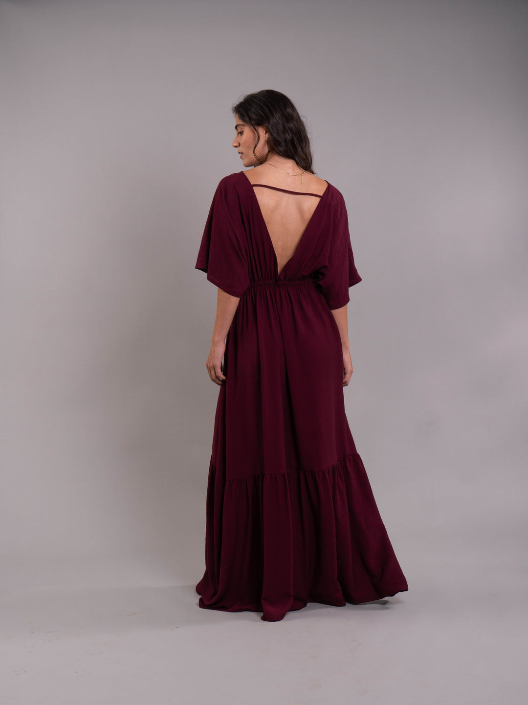 NITTA BONITA VESTIDO ELODIA PLANE UVA