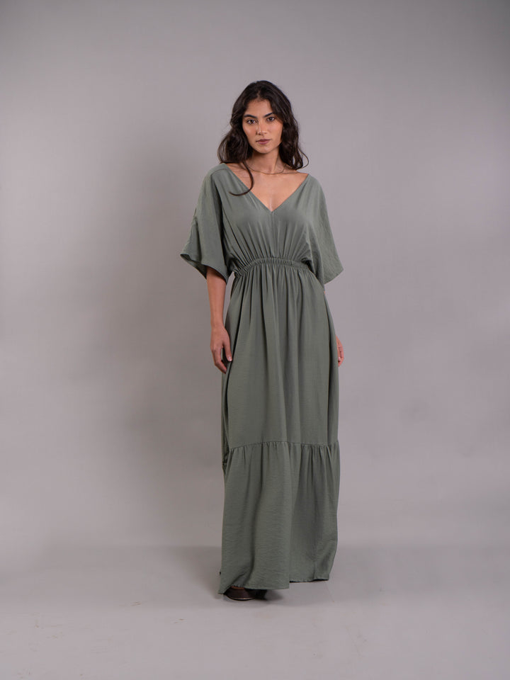 NITTA BONITA VESTIDO ELODIA PLANE SALVIA