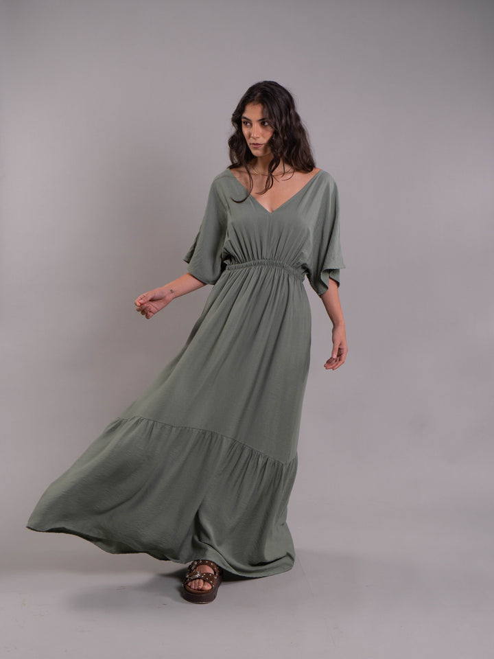 NITTA BONITA VESTIDO ELODIA PLANE SALVIA