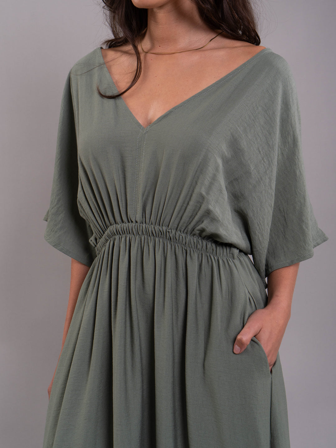 NITTA BONITA VESTIDO ELODIA PLANE SALVIA
