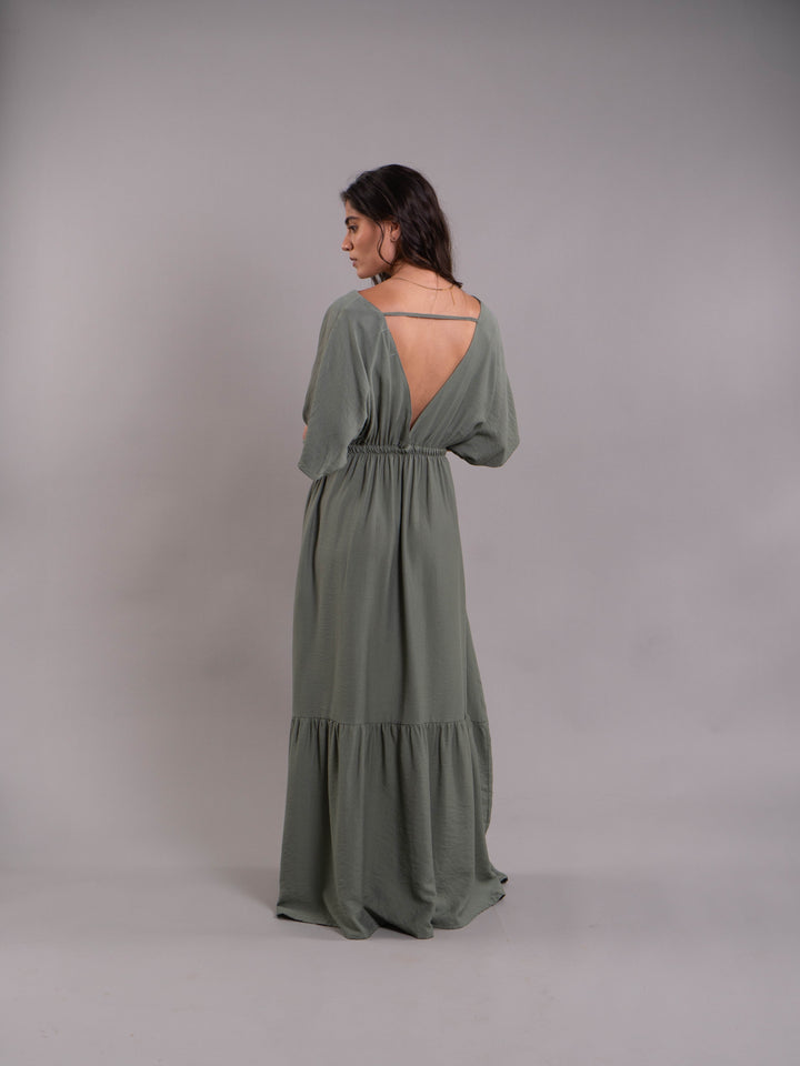 NITTA BONITA VESTIDO ELODIA PLANE SALVIA