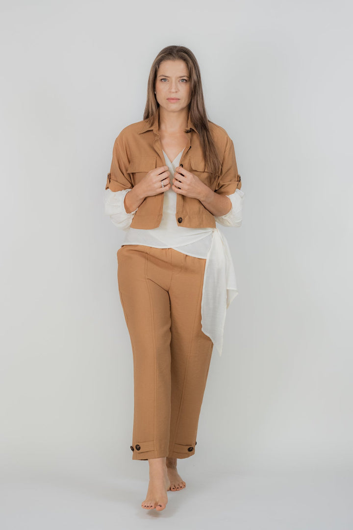 ULLA ULLA CROP SET KAKY