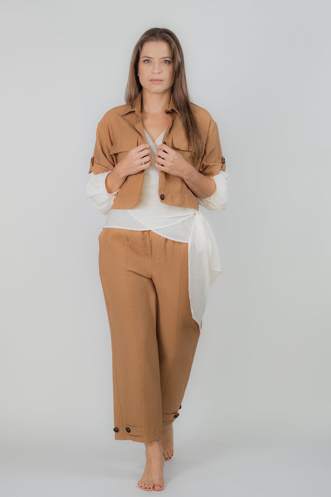 ULLA ULLA CROP SET KAKY