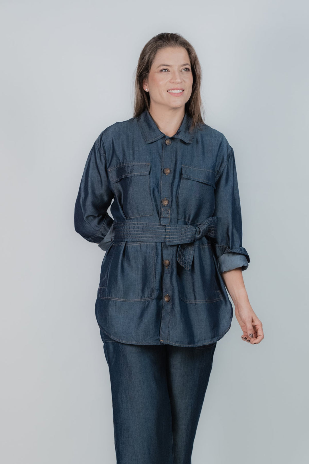 ULLA ULLA CHAQUETA BOLSILLOS INDIGO
