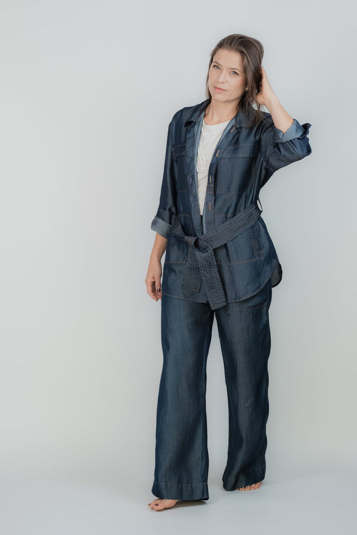 ULLA ULLA CHAQUETA BOLSILLOS INDIGO