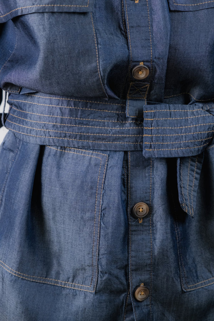 ULLA ULLA CHAQUETA BOLSILLOS INDIGO