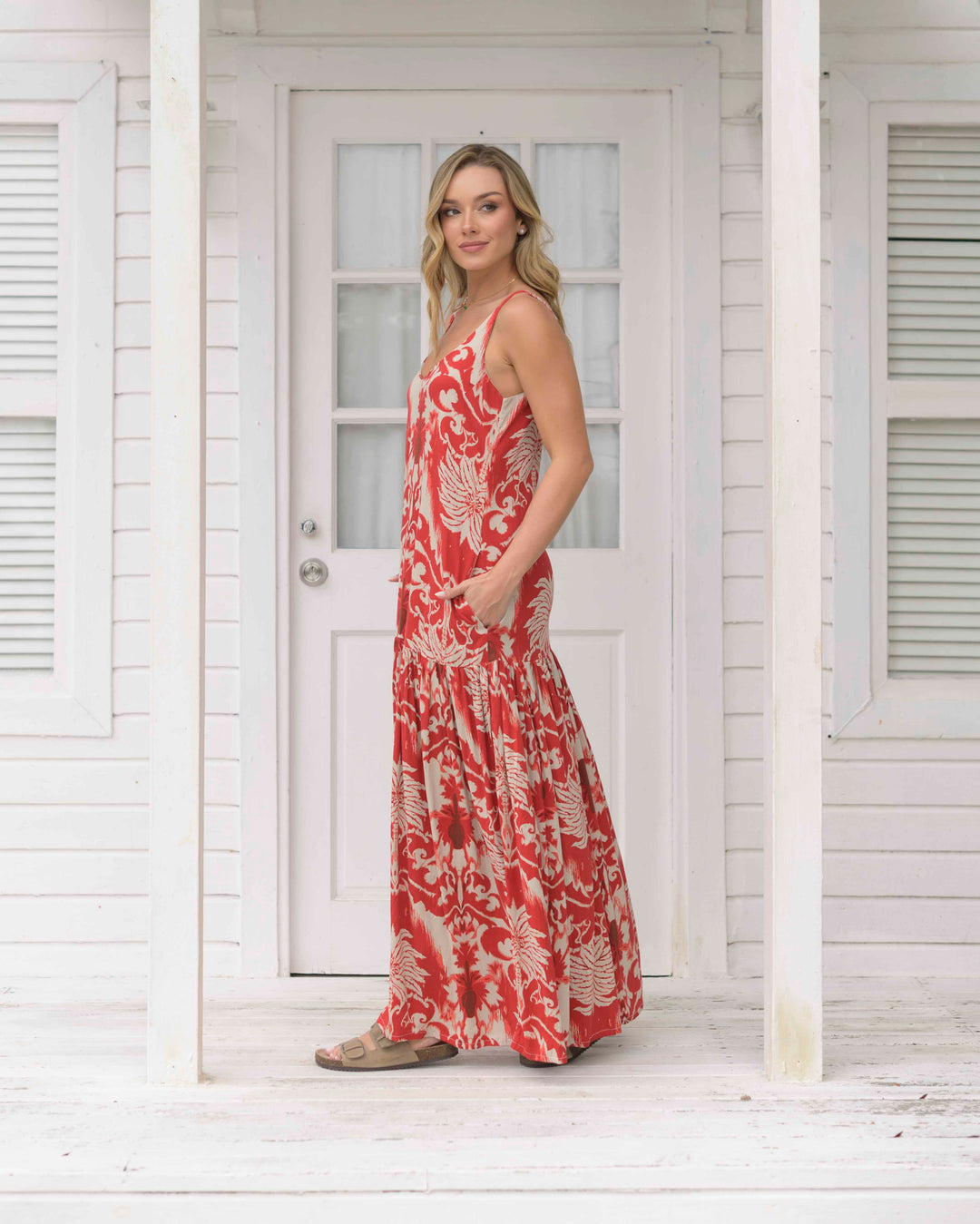 NITTA BONITA VESTIDO MARCIA BOREAL ROJO