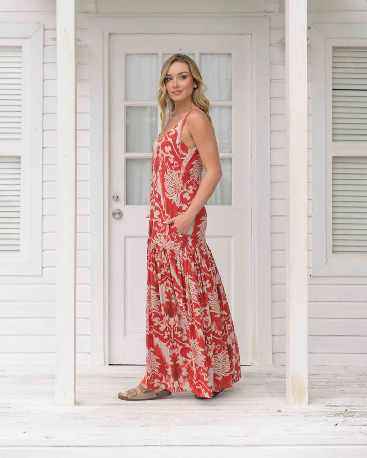 NITTA BONITA VESTIDO MARCIA BOREAL ROJO