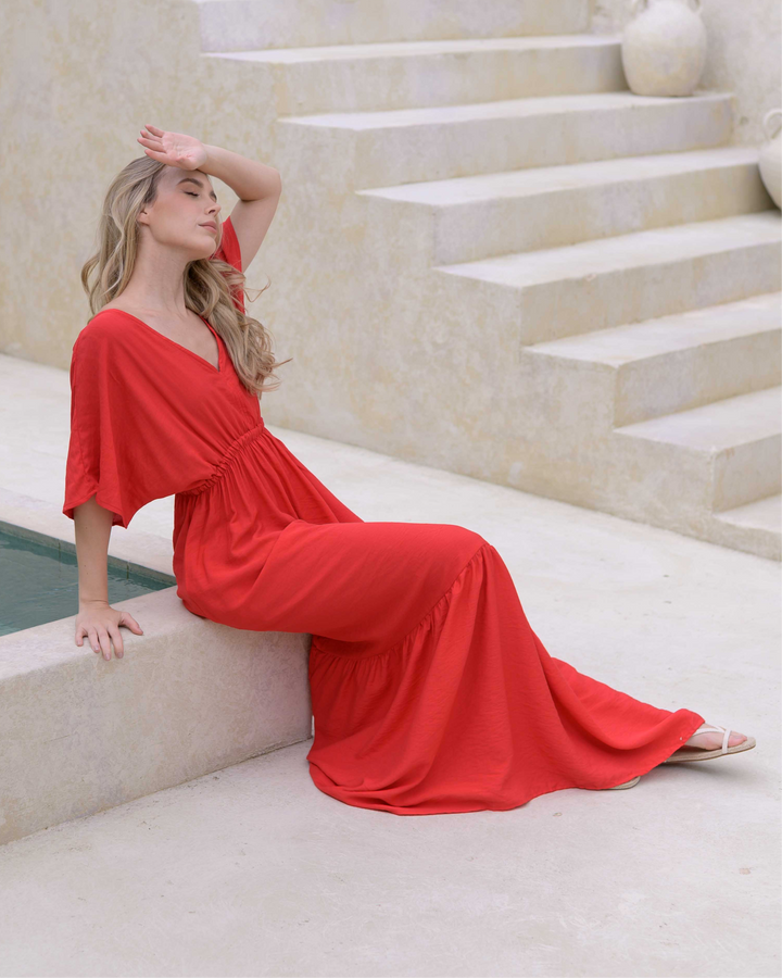 NITTA BONITA VESTIDO ELODIA PLANE RED
