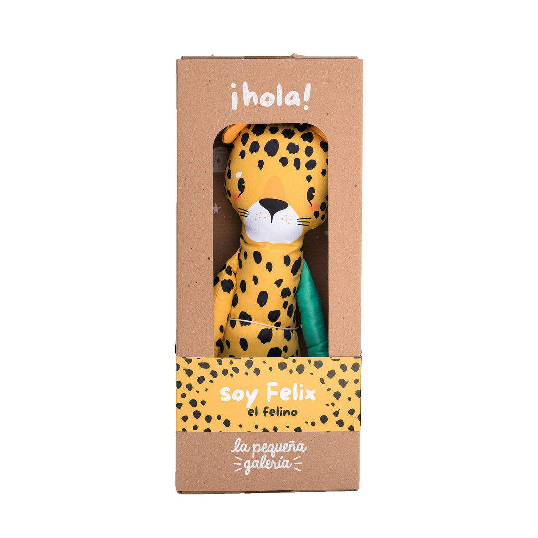 LA PEQUEÑA GALERIA 7707502009557 PEL6640L PELUCHE FELINO FELIX