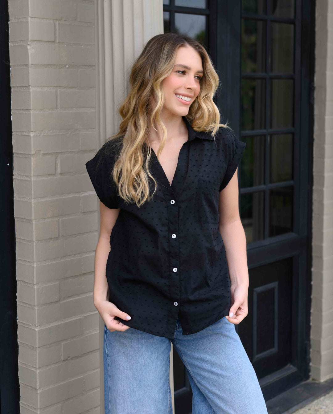 NITTA BONITA CAMISA BLEND COTTON BLACK