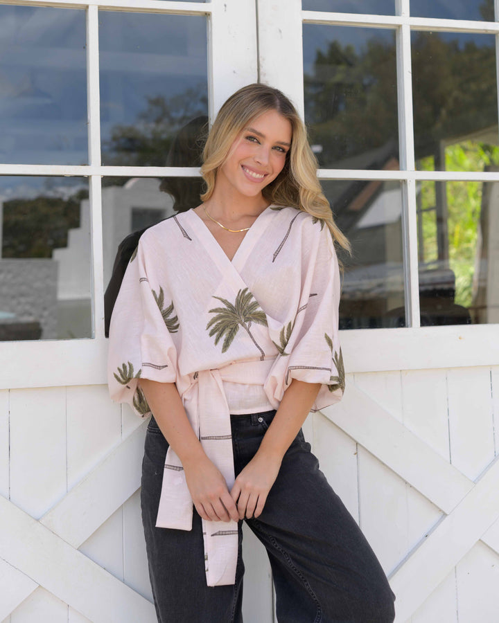 NITTA BONITA BLUSA SUNSET PALMAS