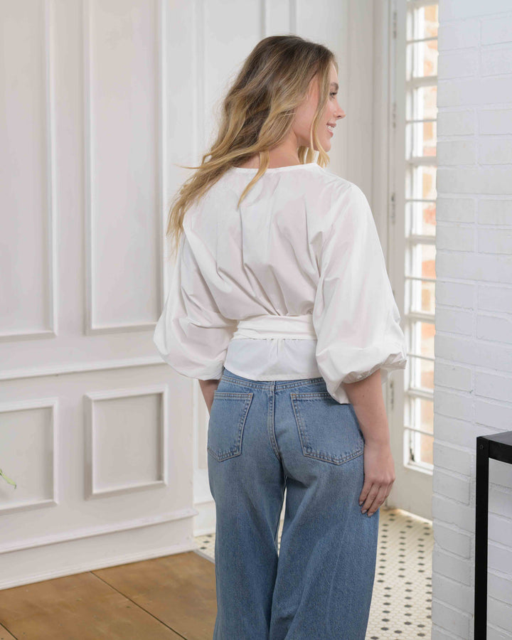 NITTA BONITA BLUSA SUNSET BALI MARFIL