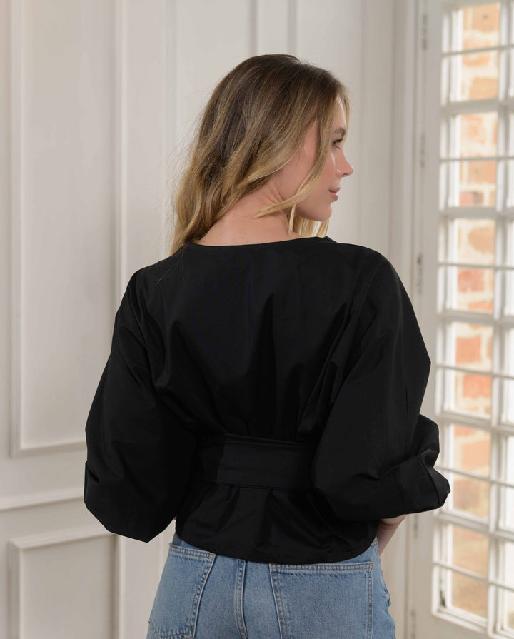 NITTA BONITA BLUSA SUNSET BALI NEGRA